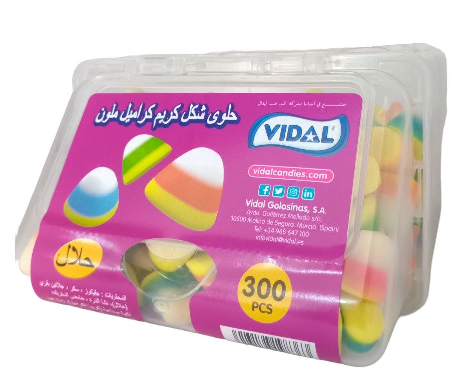 فيدال كاندي شكل كريم كراميل ملون ####