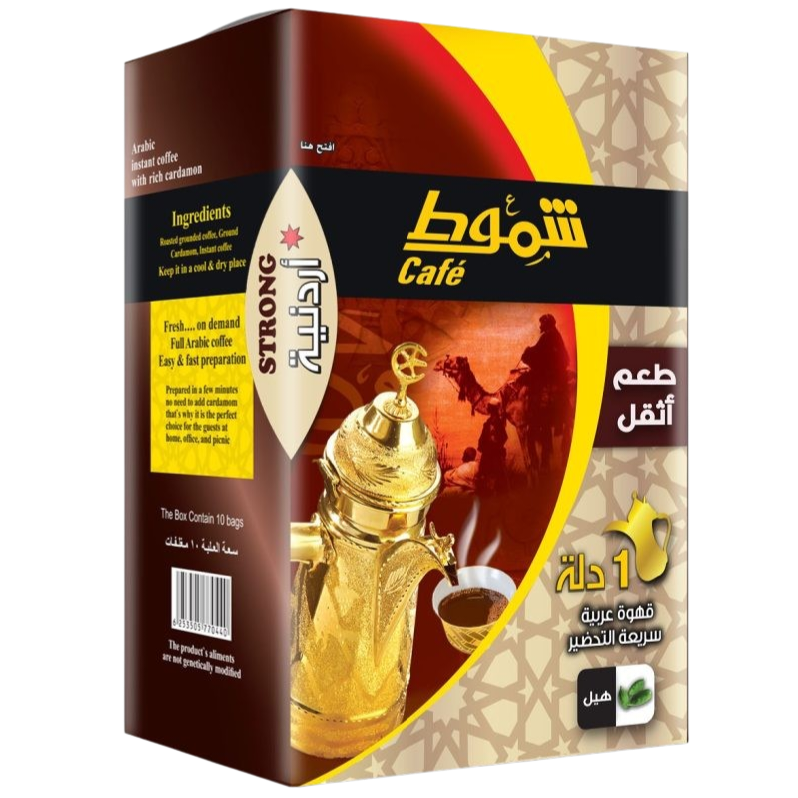 شموط قهوة اردنية سترونج سريعة التحضير 23غم*10
