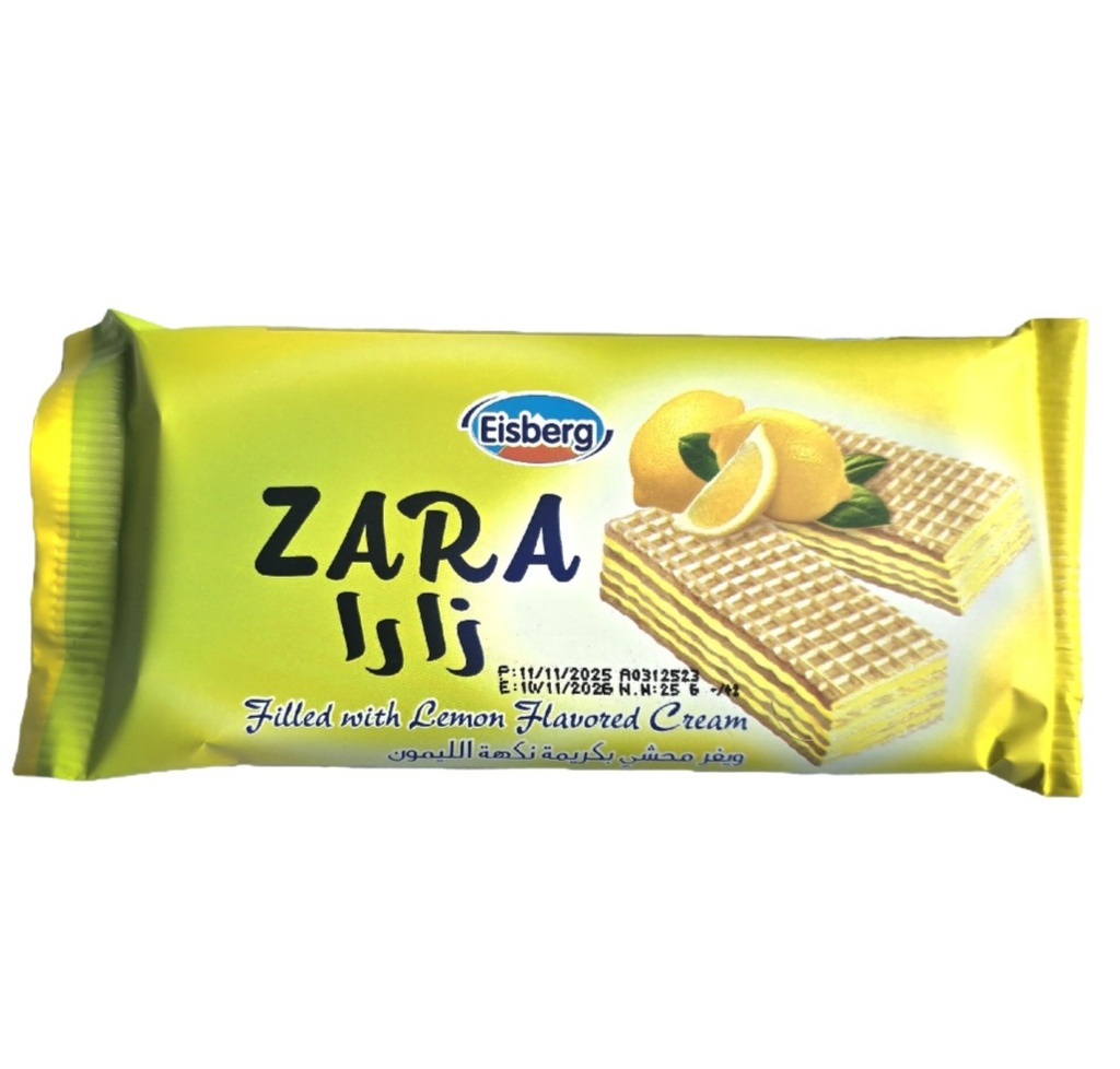 زارا ويفر محشي بكريمة الليمون ايسبيرج 25 غرام 