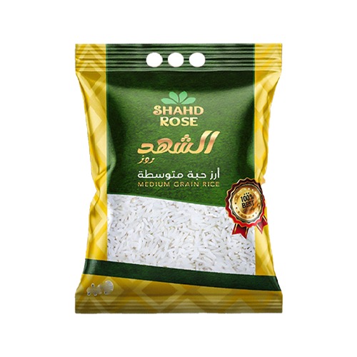 ارز حبة متوسطة شهد روز 1 كغم