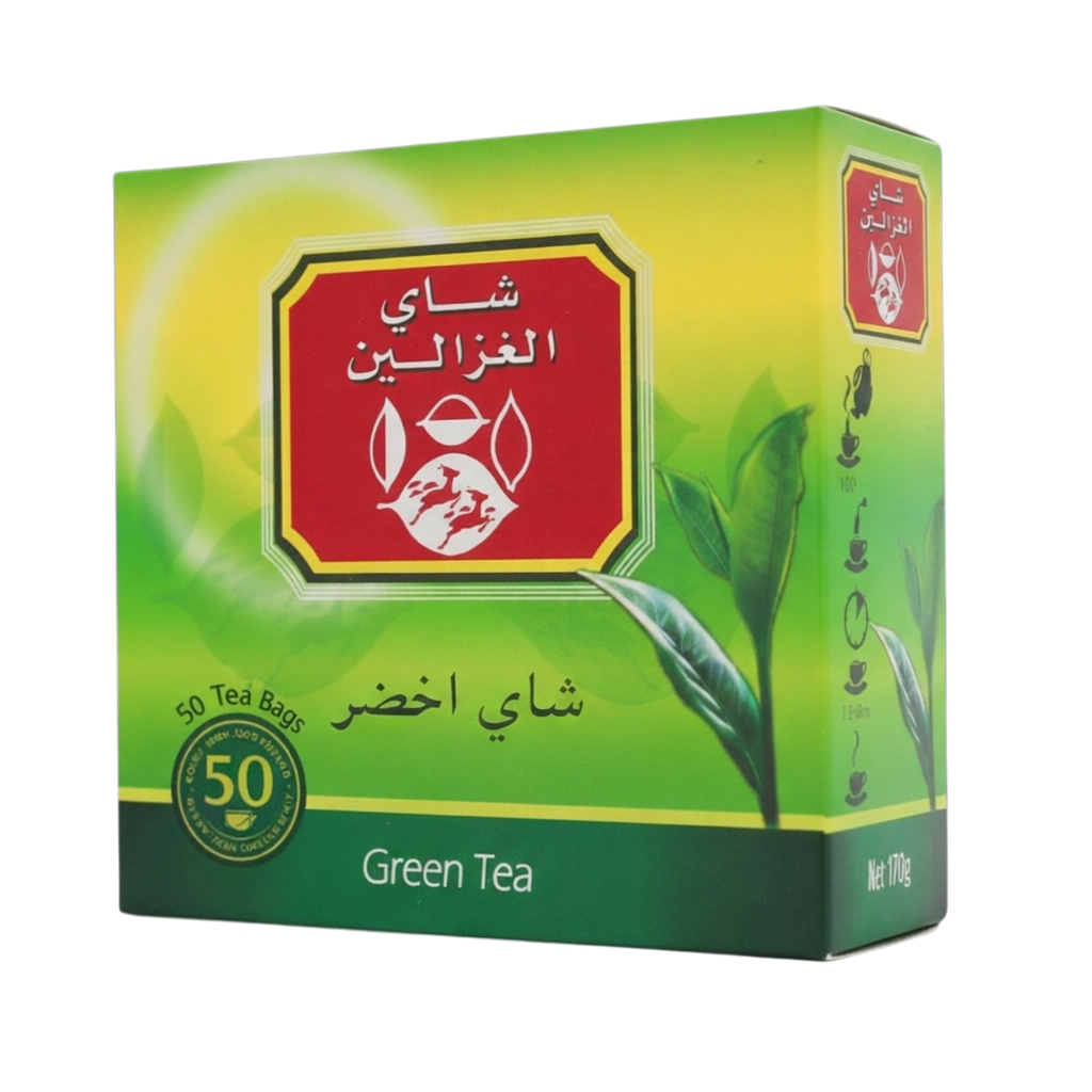 شاي الغزالين اخضر50 ميدالية  