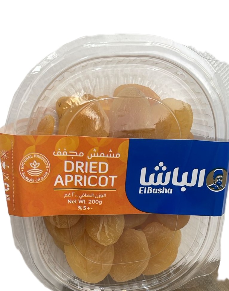 الباشا مشمش مجفف 200 غم 