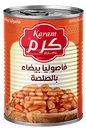 كرم فاصولياء بيضاء بالصلصة 380 غم بالحبة
